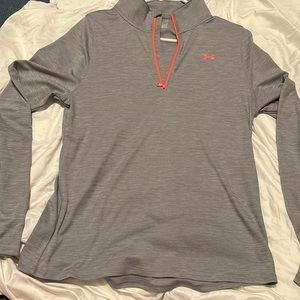 Under Armor quarter zip light grey